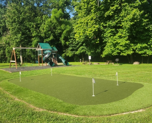 Putting Green Amenity at Hidden Brook Townhomes